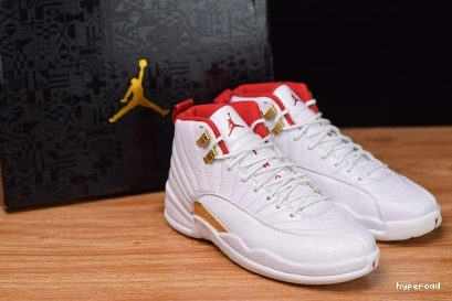 Hyperoad WHITE RED UNIVERSITY JORDAN 12 AIR FIBA 0719